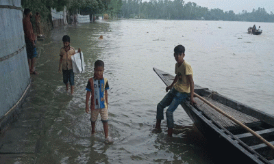 কুড়িগ্রামে বন্যা পরিস্থিতির অবনতি, পানিবন্দী ৫০ হাজার মানুষ