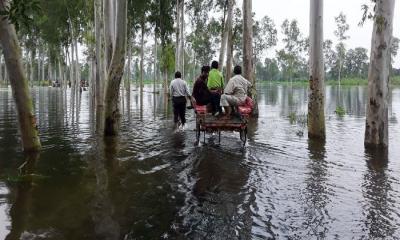 উত্তরে বন্যার অবনতি