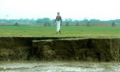 পদ্মার ভাঙ্গনে বিলীন হচ্ছে  কৃষকের স্বপ্ন