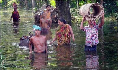 ময়মনসিংহ সদরে পানিবন্দি ৩ হাজার পরিবার