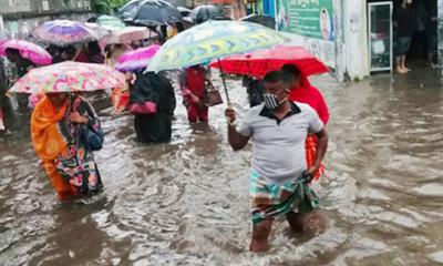 বৃষ্টির দাপট থাকবে আরো তিন দিন