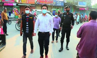 সরকারি নির্দেশনা প্রতিপালনে রংপুর জেলা প্রশাসনের অভিযান