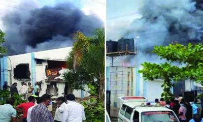 ভারতে স্যানিটাইজার কারখানায় অগ্নিকাণ্ডে নিহত ১৭