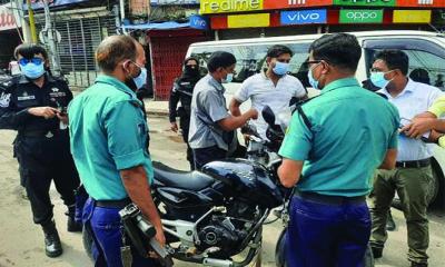 স্বাস্থ্যবিধি না মানায় খুলনায় ১১১ জনকে জেল-জরিমানা