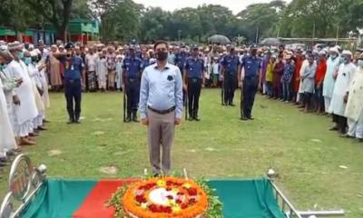 গৌরীপুরে বীর মুক্তিযোদ্ধা জসিম উদ্দিনের রাষ্ট্রীয় মর্যাদায় দাফন