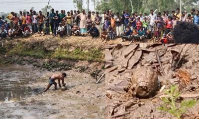 টাঙ্গাইলে পুকুরে মিললো গ্রেনেড