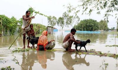 নদীর পানি বাড়ছে, ২০ জেলায় বন্যার শঙ্কা