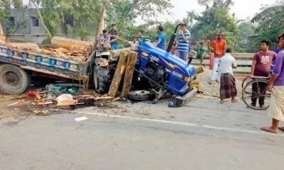 চিরিরবন্দরে ট্রাক-ট্রাক্টর সংঘর্ষে দুই জন নিহত