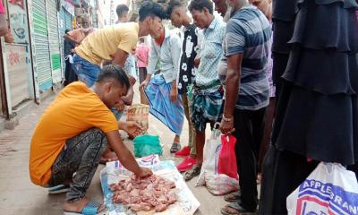 ব্রাহ্মণবাড়িয়া শহরে জমে উঠেছে কোরবানীর মাংসের হাট!