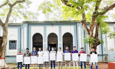 আন্দোলনের মুখে গৌরীপুর সরকারি কলেজের গাছকাটার সিদ্ধান্ত বাতিল