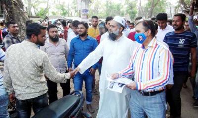 ঝালকাঠিতে নৌকার পক্ষে ফরচুন গ্রুপের চেয়ারম্যানের গণসংযোগ