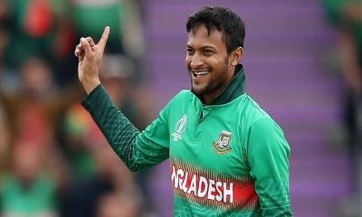 নিষেধাজ্ঞামুক্ত সাকিব