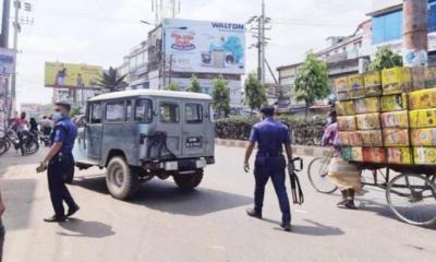 কঠোর লকডাউনে ফেনী