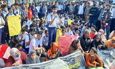 স্কুলছাত্র মেহেদী হত্যা: বিচারের দাবিতে উত্তাল ঠাকুরগাঁও