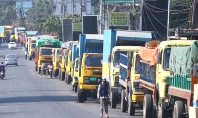 ট্রাক-কাভার্ডভ্যান মালিক-শ্রমিকদের ধর্মঘট প্রত্যাহার