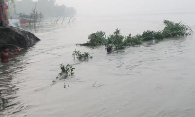 কুড়িগ্রামে বিপৎসীমার ওপরে তিস্তার পানি