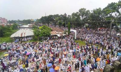 দেলাওয়ার হোসাইন সাঈদীর জানাজা সম্পন্ন